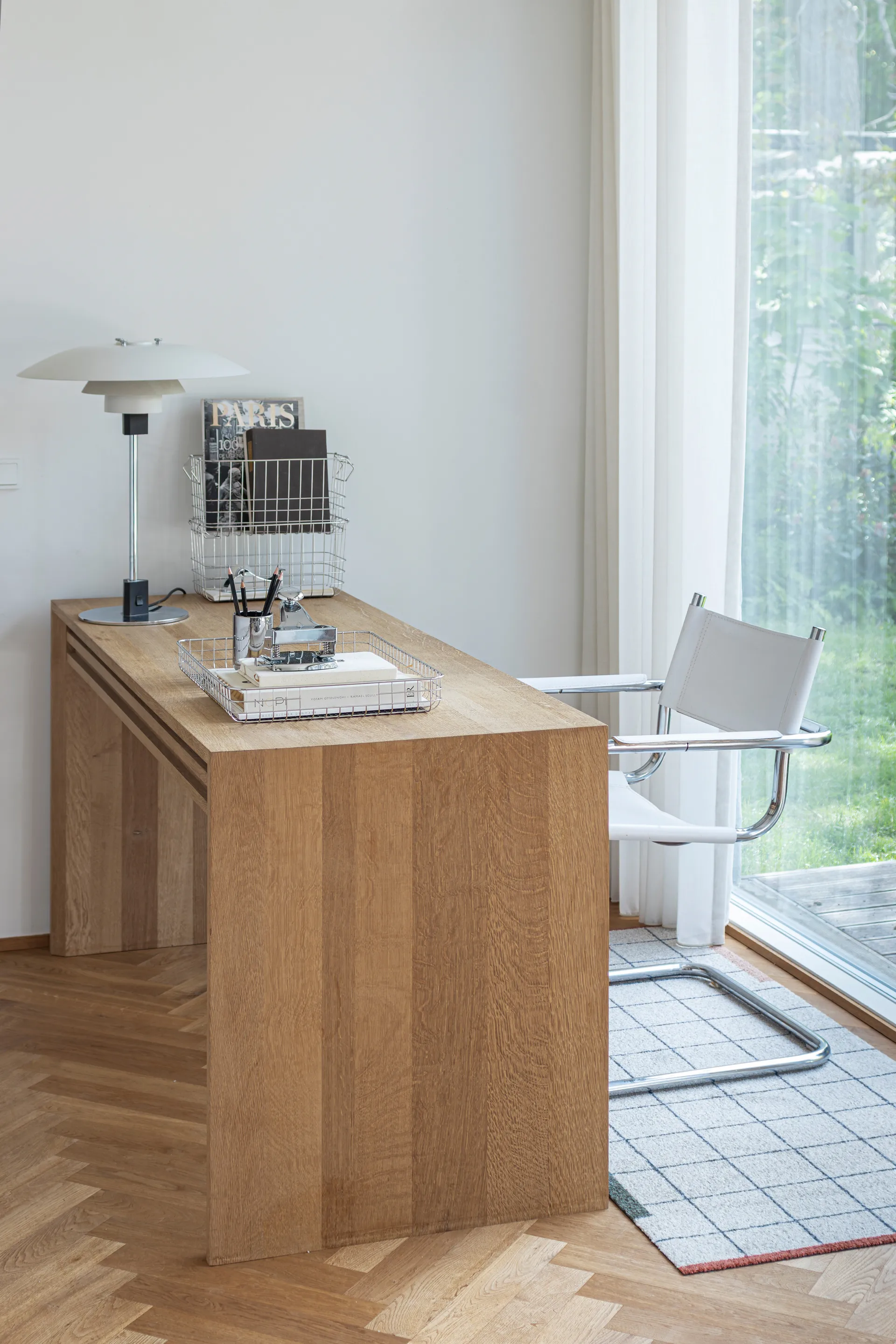 Plateau de service Lift 33,5x45,5 cm, Chrome Mette Ditmer