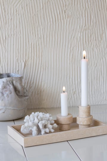 Plateau décoratif Marble 16 x 31 cm - Sable - Mette Ditmer