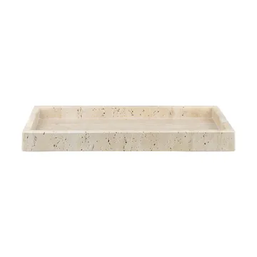 Plateau décoratif Travertine 16x31 cm - Linen - Mette Ditmer