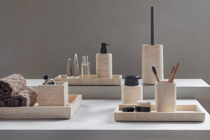 Plateau décoratif Travertine 16x31 cm, Linen Mette Ditmer