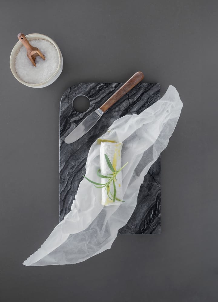 Plateau Marble medium 20x30 cm - Black-grey - Mette Ditmer