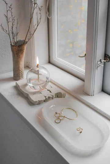 Plateau Opal - Linen, 14x25,5 cm - Mette Ditmer