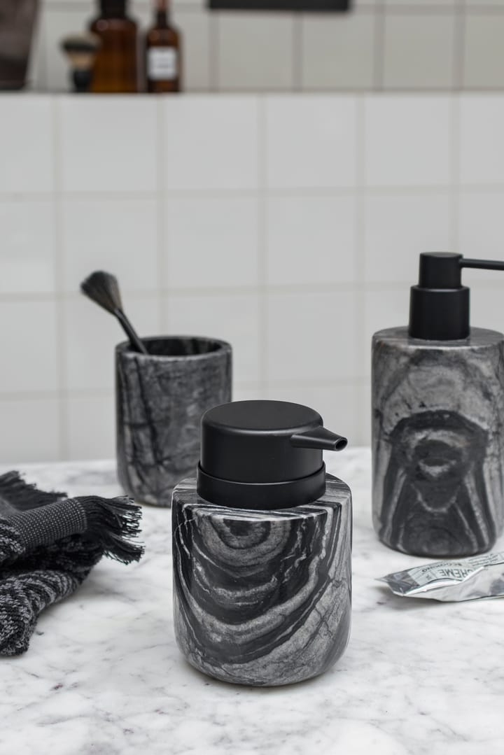 Pompe à savon Marble 12,5 cm - Noir-gris - Mette Ditmer