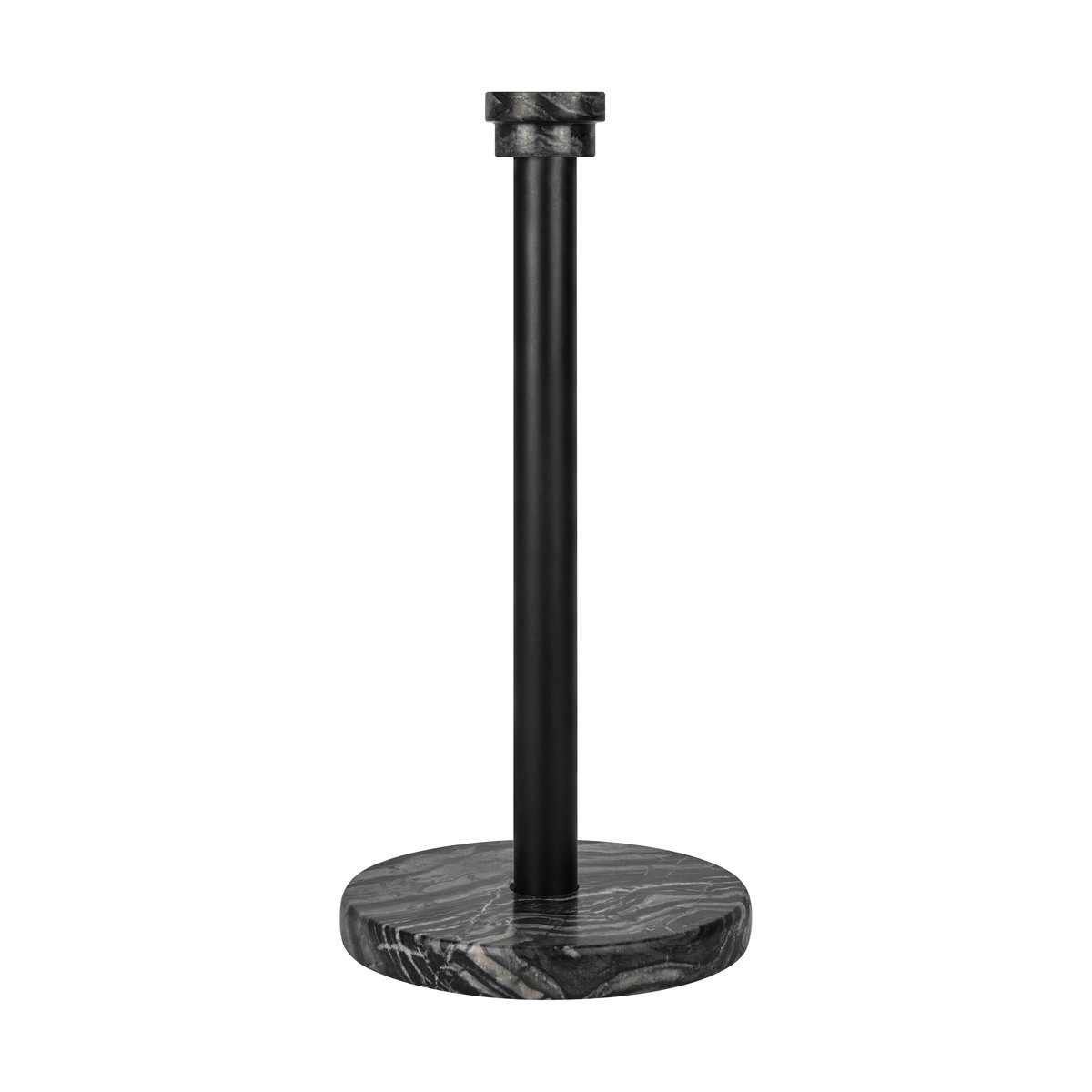 Mette Ditmer Porte-serviettes Marble Black-grey | Design Scandinave | Porte essuie-tout | Noir