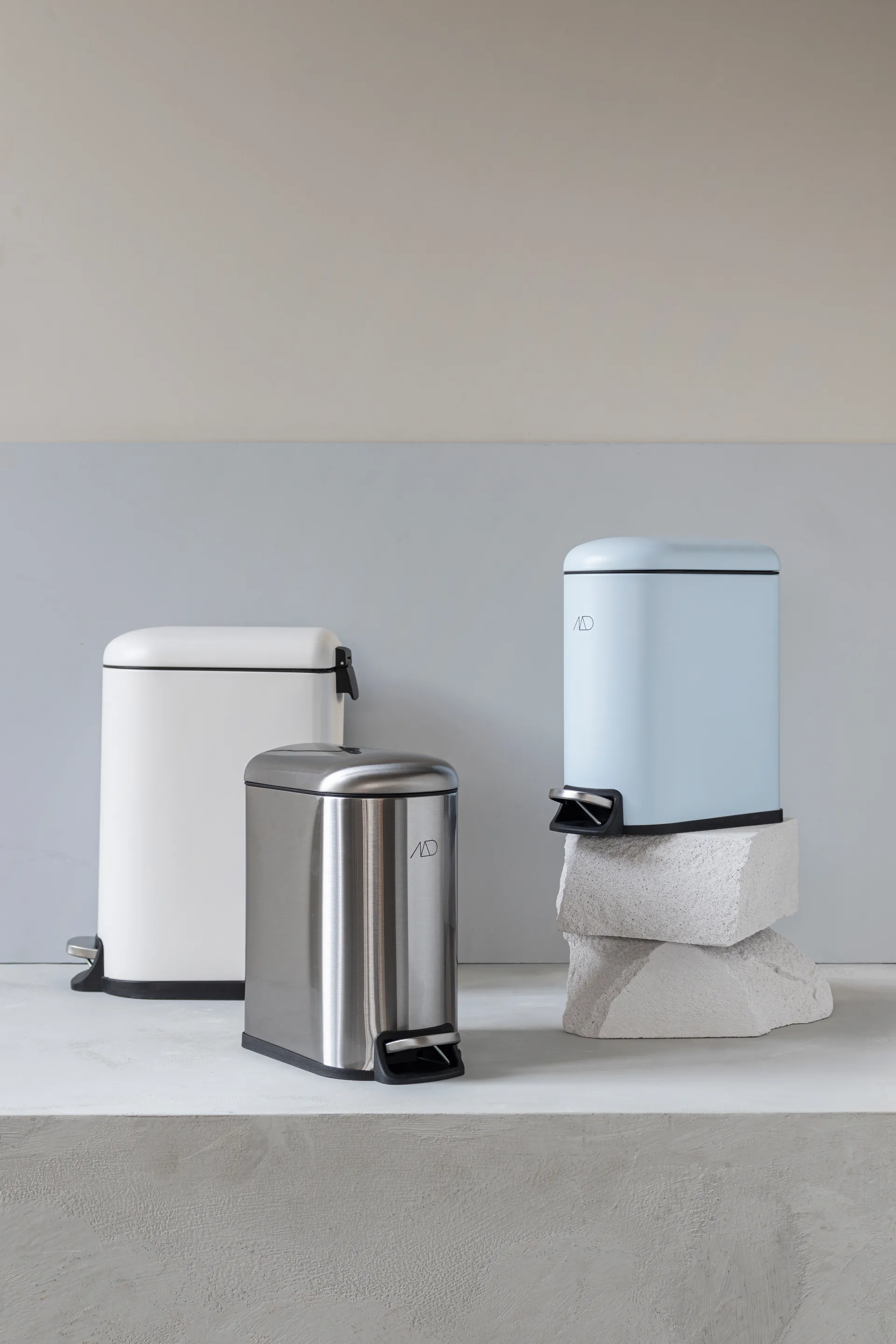 Poubelle à pédale Mini-Walther 5 L, Acier Mette Ditmer