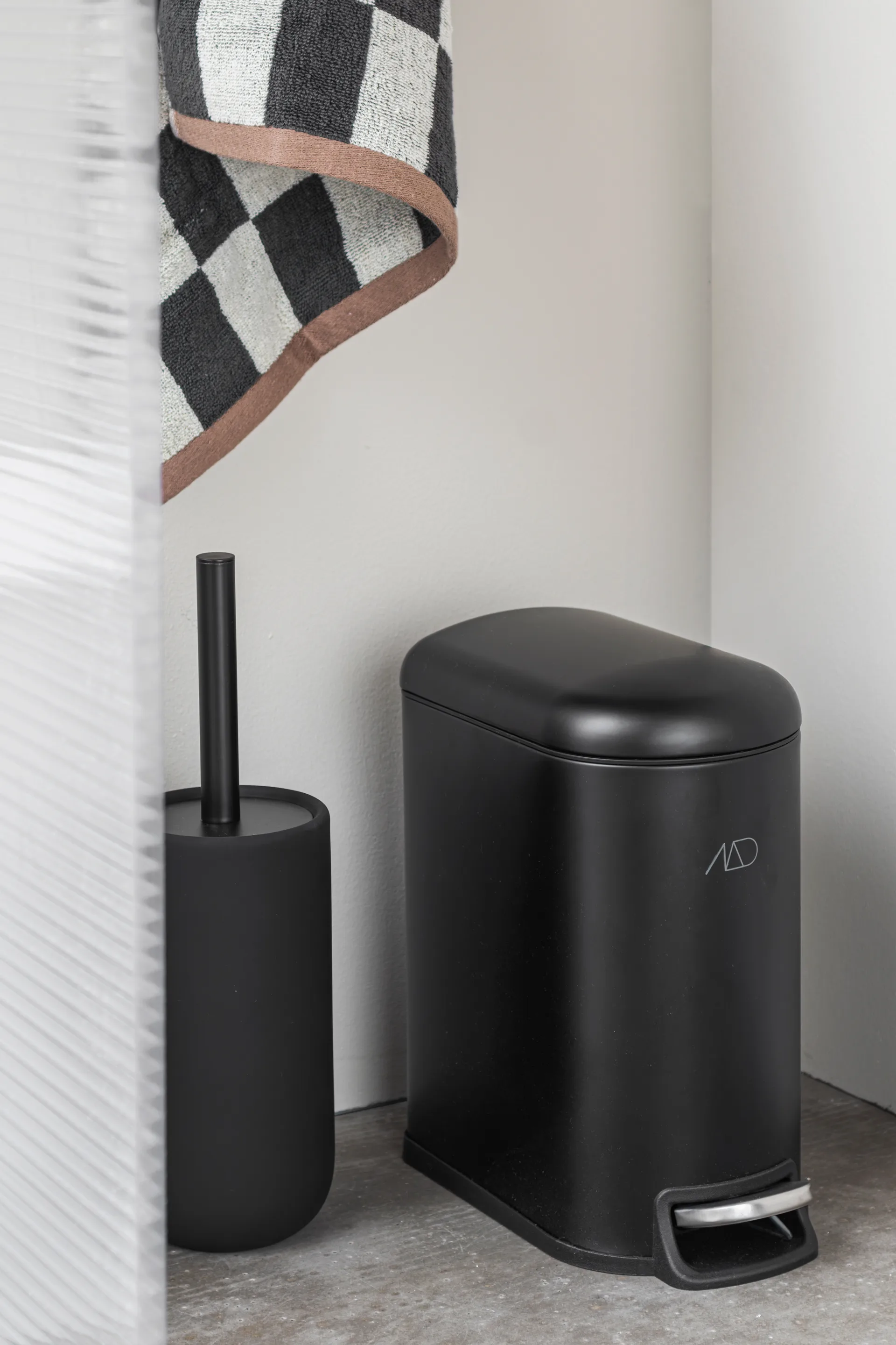 Poubelle à pédale Mini-Walther 5 L, Black Mette Ditmer