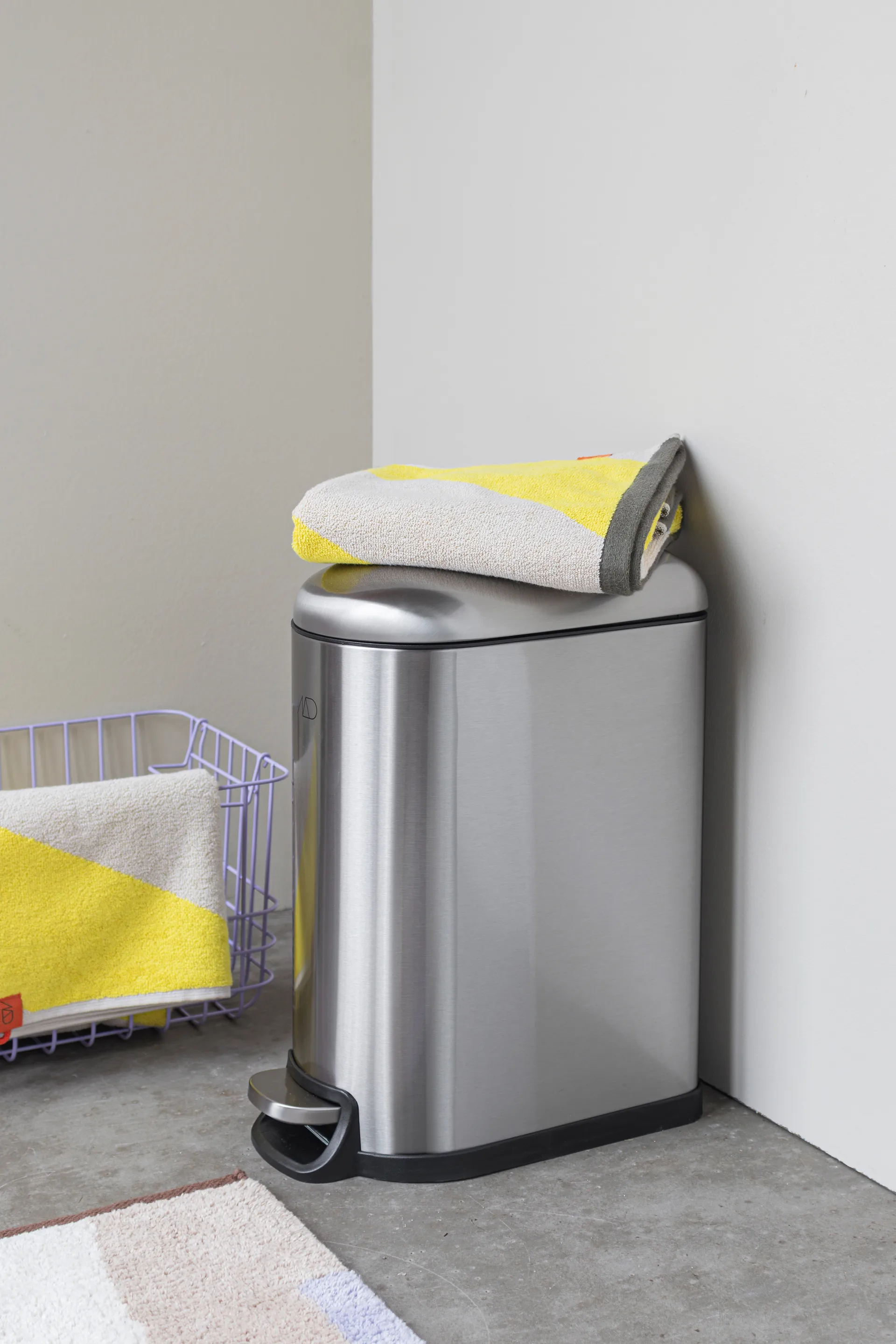 Poubelle à pédale Walther 10 liter, Acier Mette Ditmer