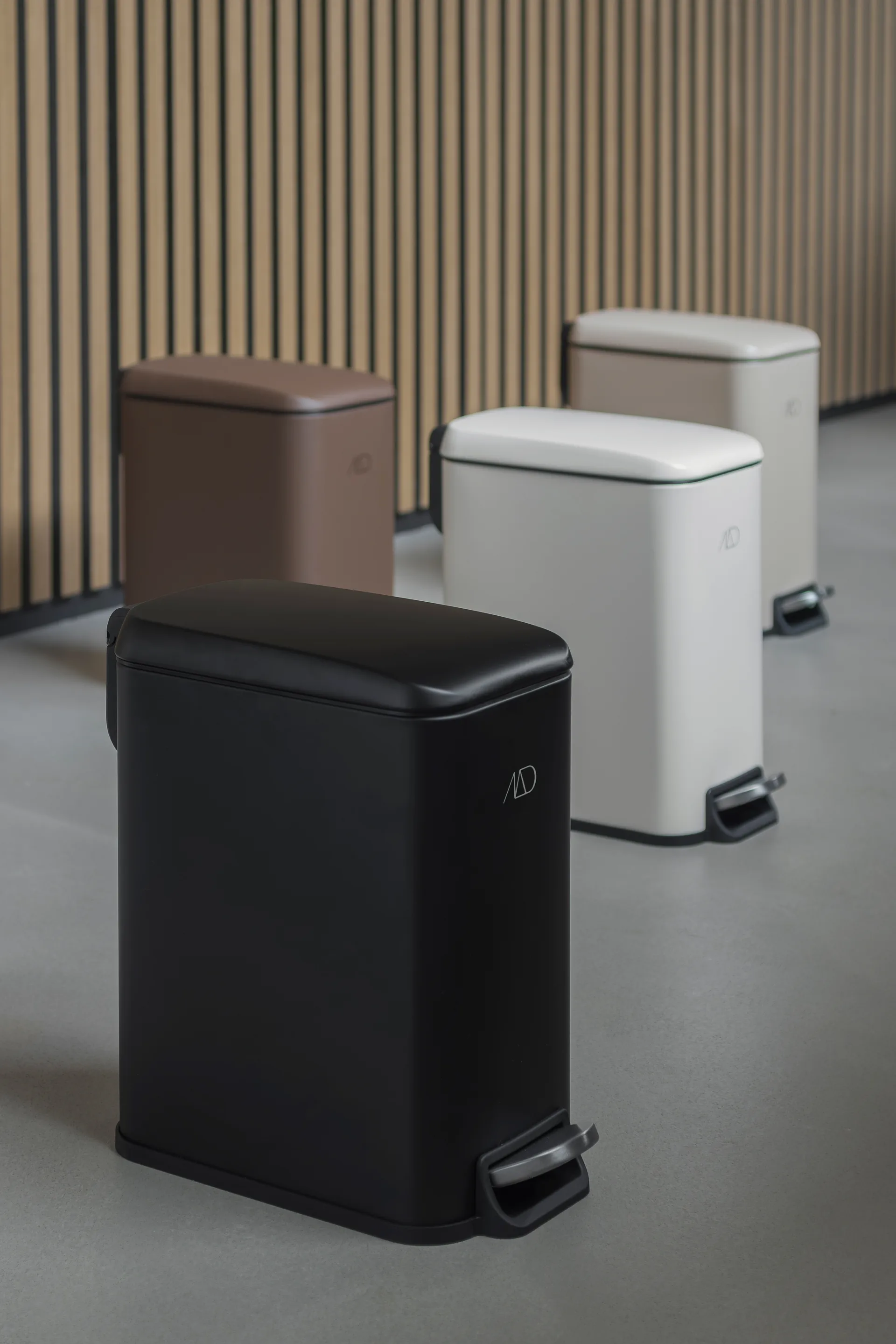 Poubelle à pédale Wendy 5 L, Black Mette Ditmer