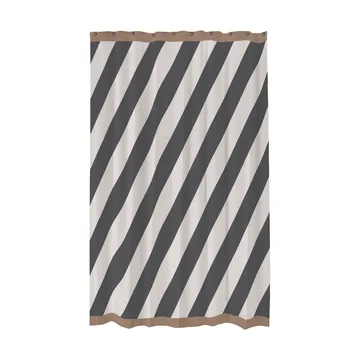 Rideau de douche Diagonal 150x200 cm - Gris foncé - Mette Ditmer