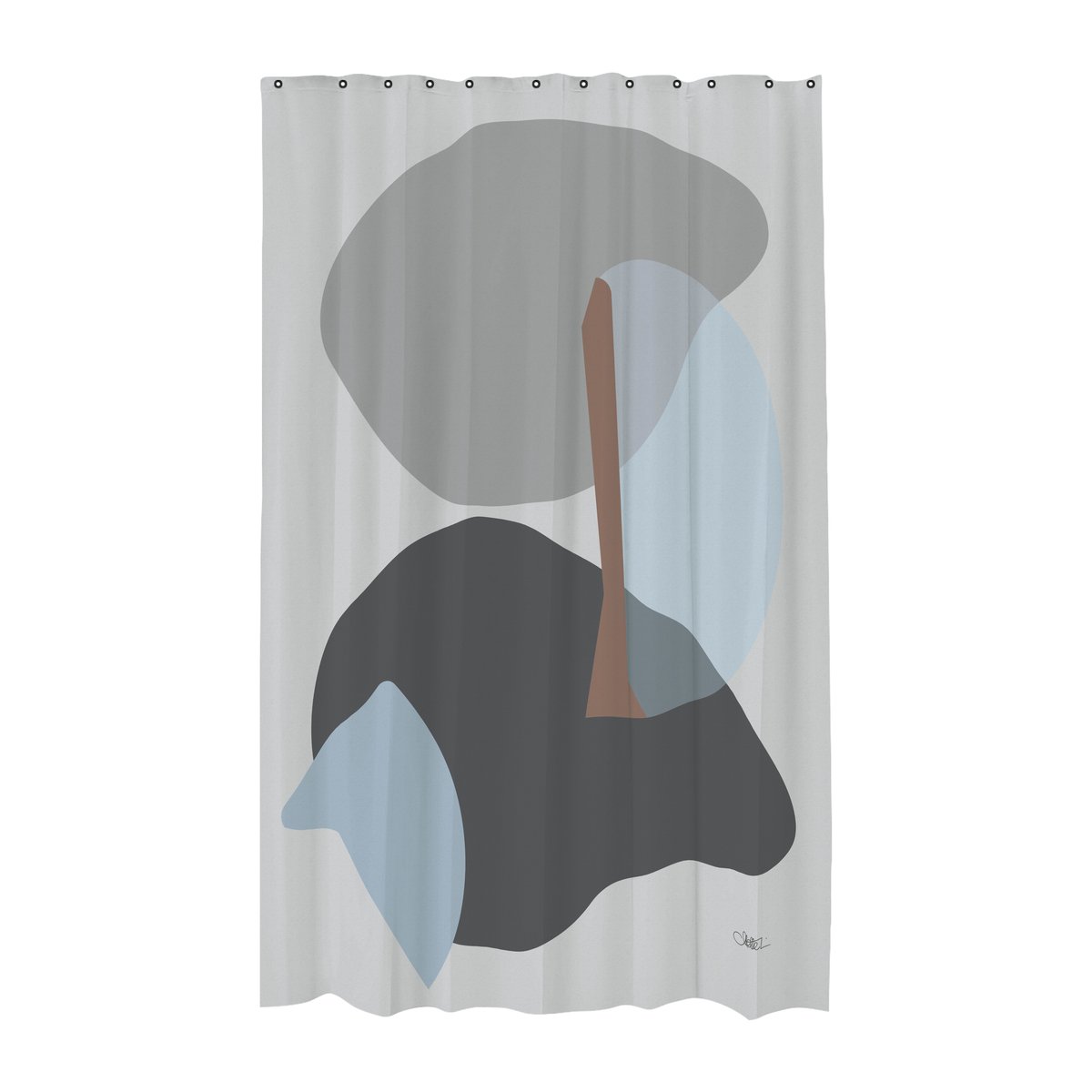 Mette Ditmer Rideau de douche Gallery 150x200 cm Light grey