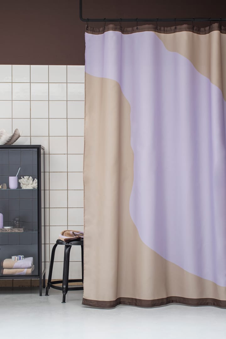 Rideau de douche Nova Arte 150x200 cm, Sand-lilac Mette Ditmer