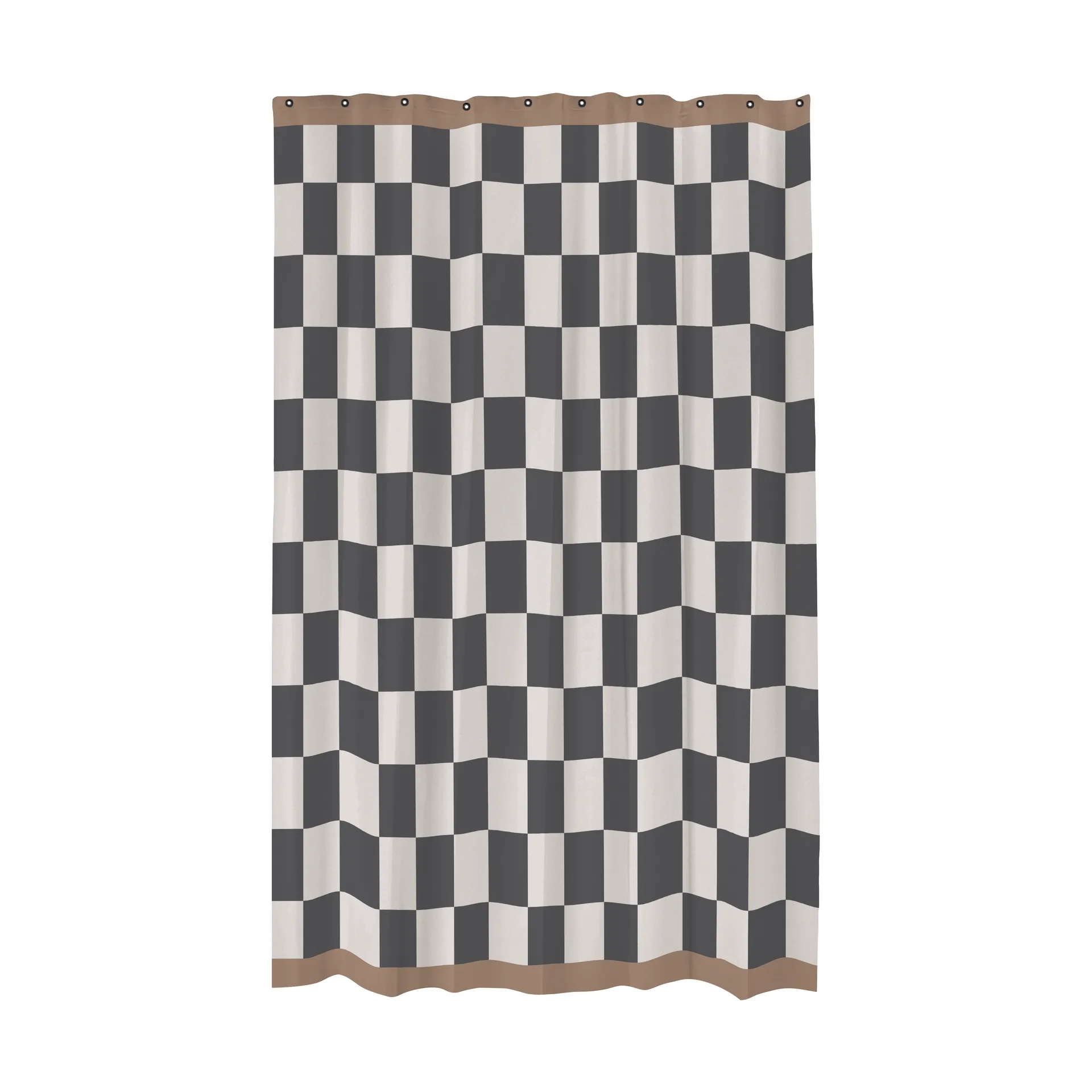 Rideau de douche Retro 150x200 cm, Gris foncé Mette Ditmer
