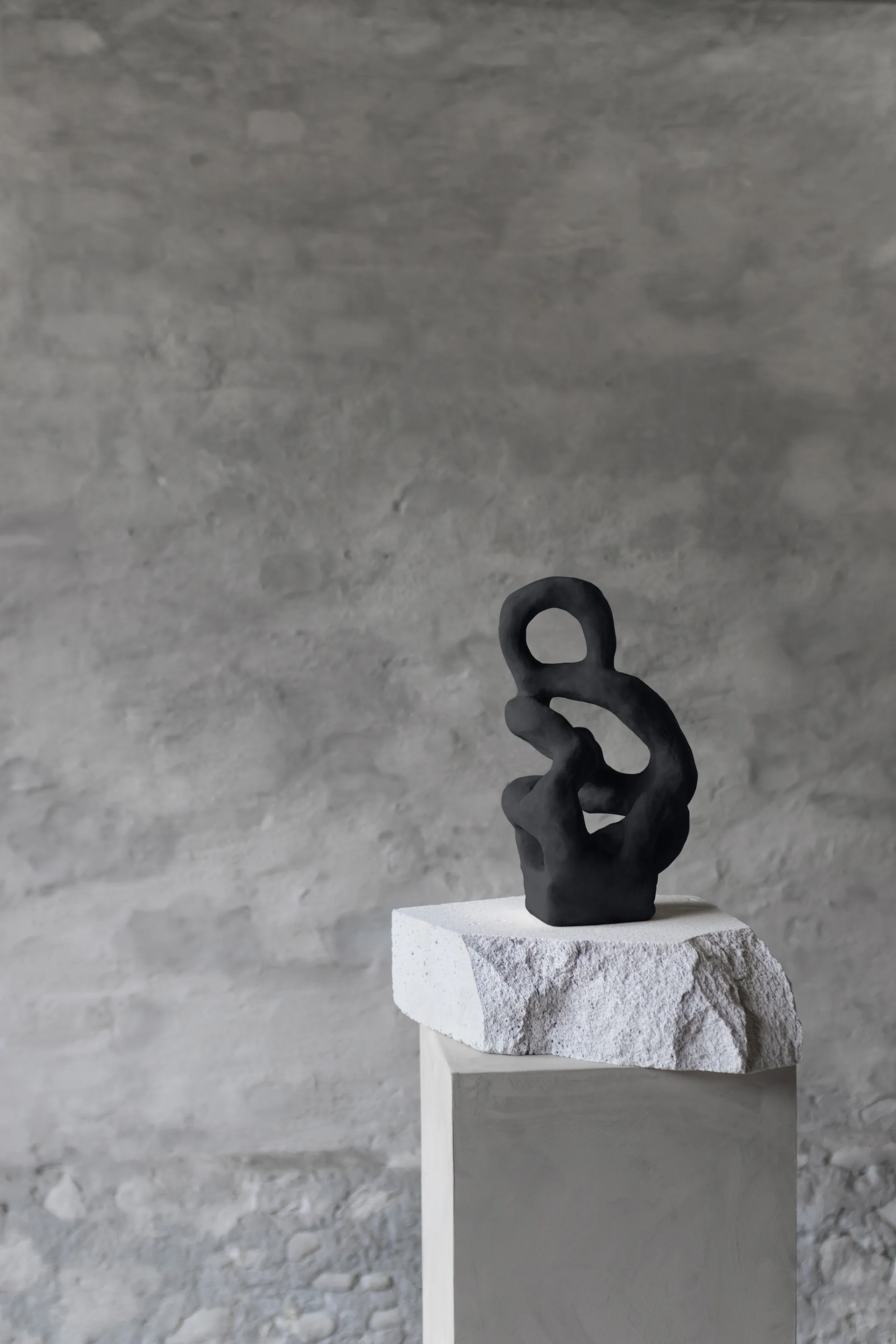 Sculpture Art Piece, Black Mette Ditmer
