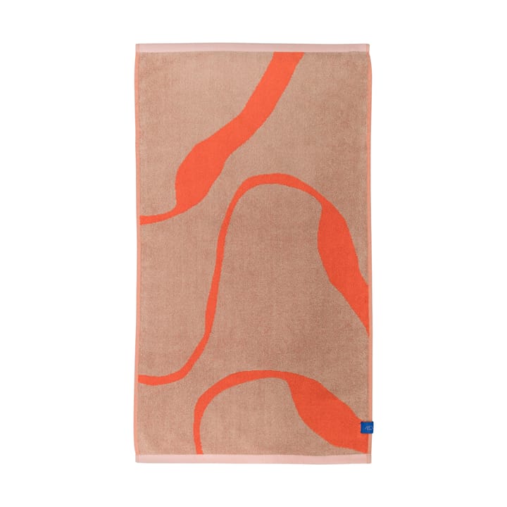 Serviette de bain Nova Arte 70x133 cm - Latte-orange - Mette Ditmer