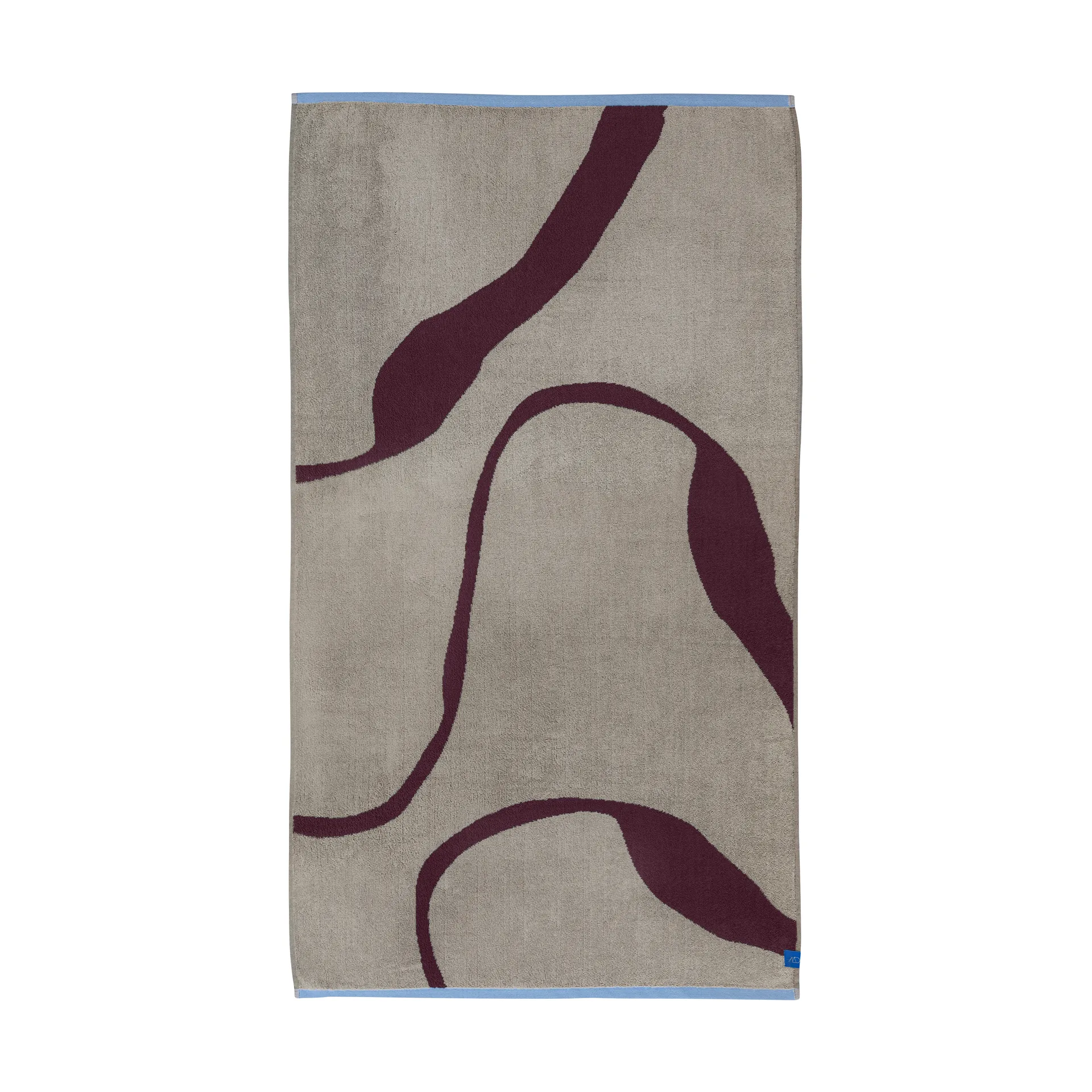 Serviette de bain Nova Arte 70x133 cm, Wine-sand Mette Ditmer