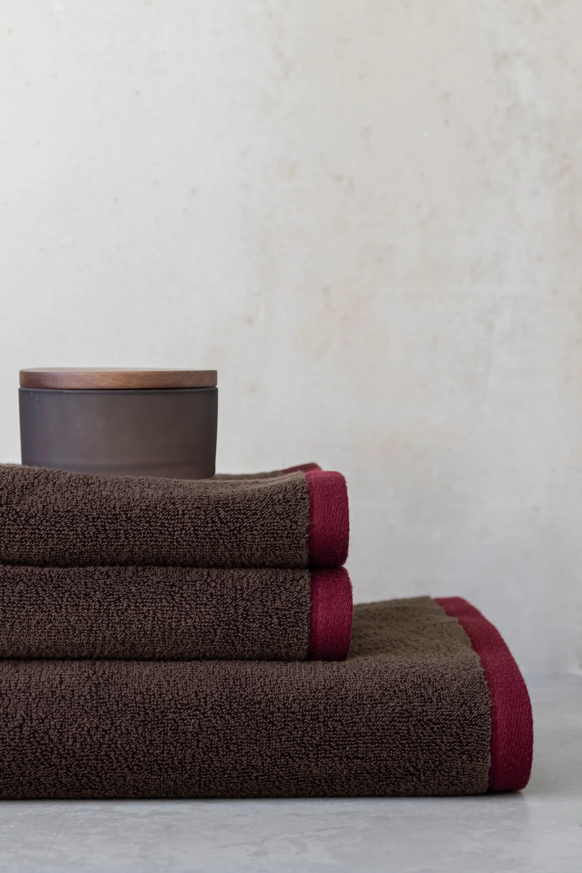 Serviette de bain Soft 70x133 cm, Brown-sand Mette Ditmer