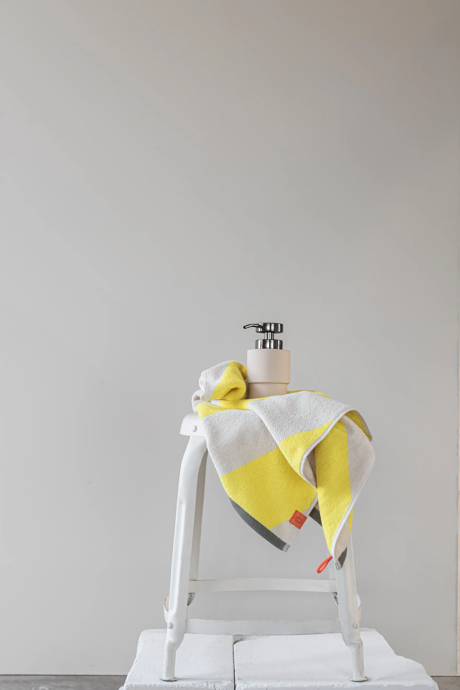 Serviette Diagonal, Yellow, 50x90 cm Mette Ditmer