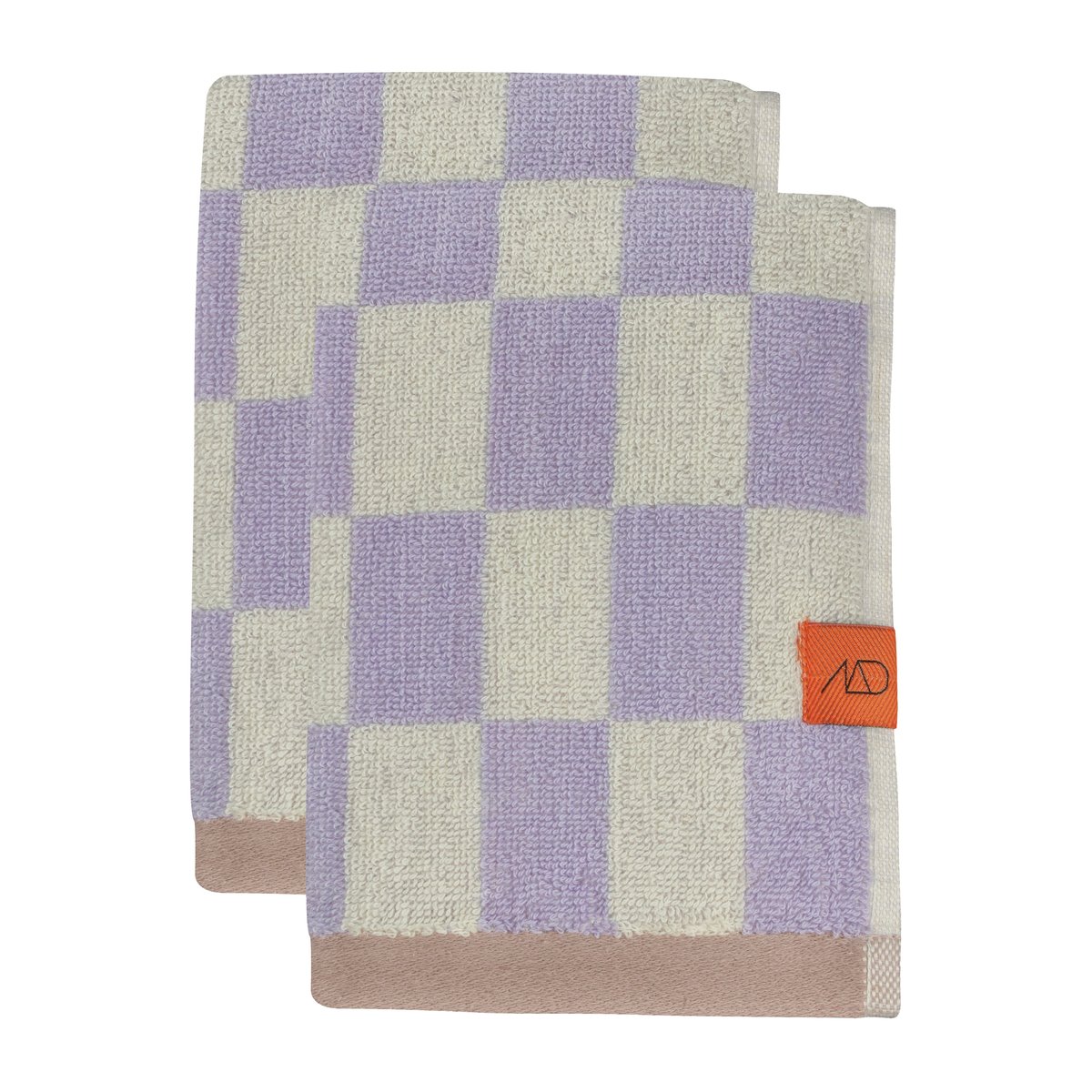 Mette Ditmer Serviette d'invité Retro 40x55 cm, lot de 2 Lilac
