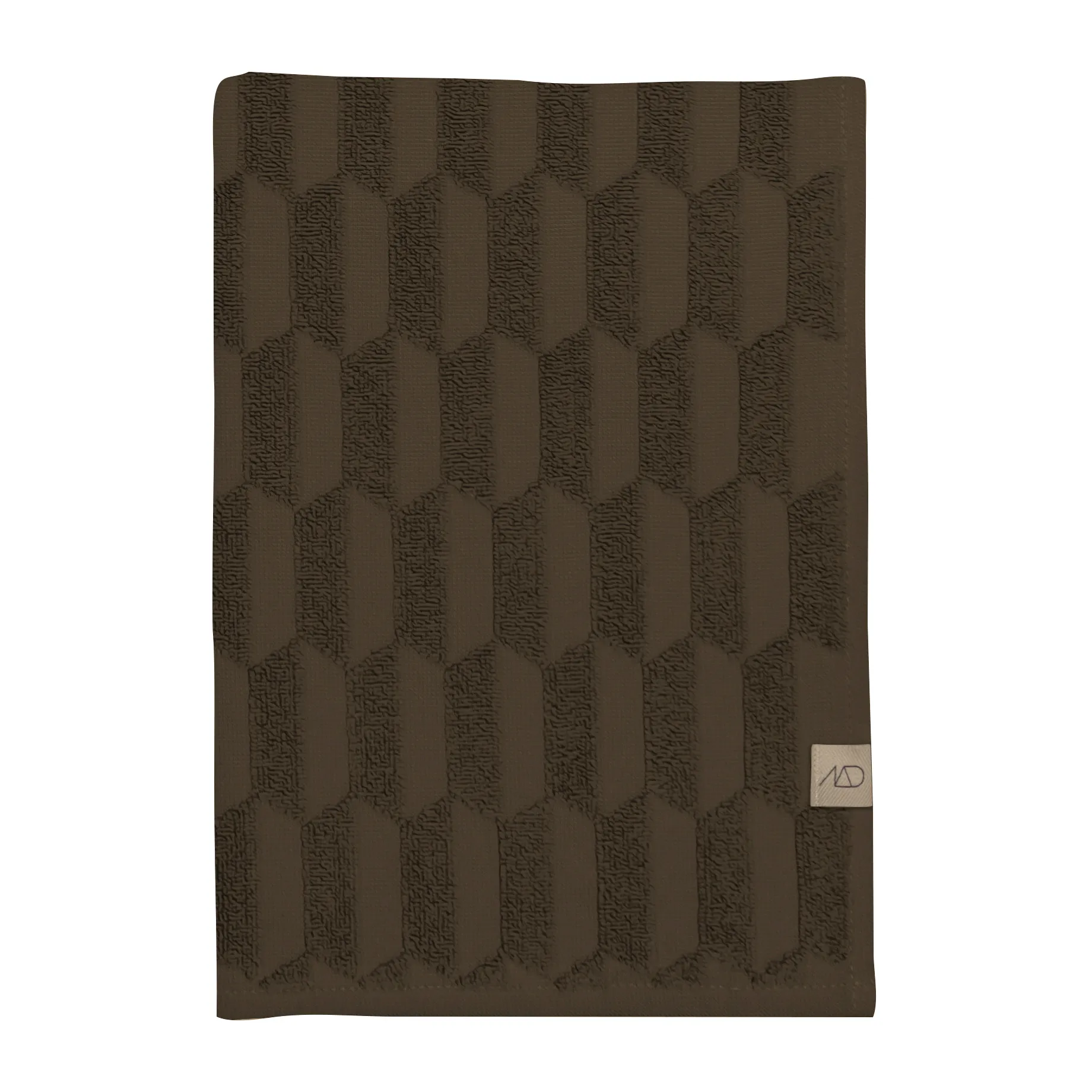 Serviette Geo 50x95 cm, Chocolat Mette Ditmer