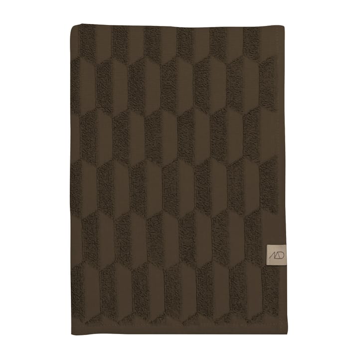 Serviette Geo 50x95 cm - Chocolat - Mette Ditmer