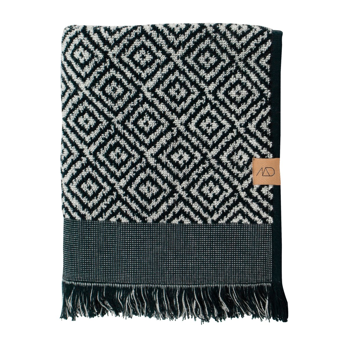 Mette Ditmer Serviette Morocco 50x90 cm Black-white