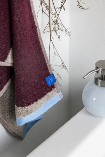 Serviette Nova Arte 40x55 cm, lot de 2 - Wine-sand - Mette Ditmer