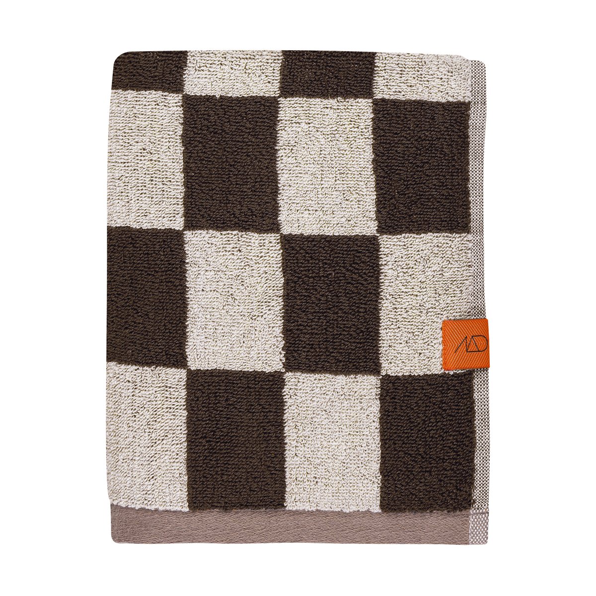 Mette Ditmer Serviette Retro 50x90 cm Chocolat | Design Scandinave | Serviettes de toilette | Marron