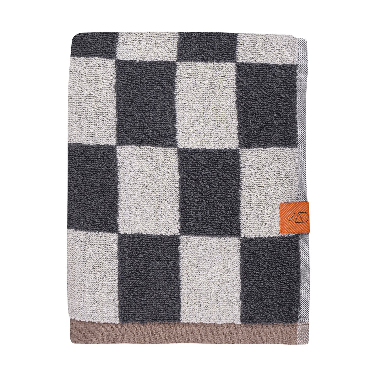 Mette Ditmer Serviette Retro 50x90 cm Chocolat | Design Scandinave | Serviettes de toilette | Marron