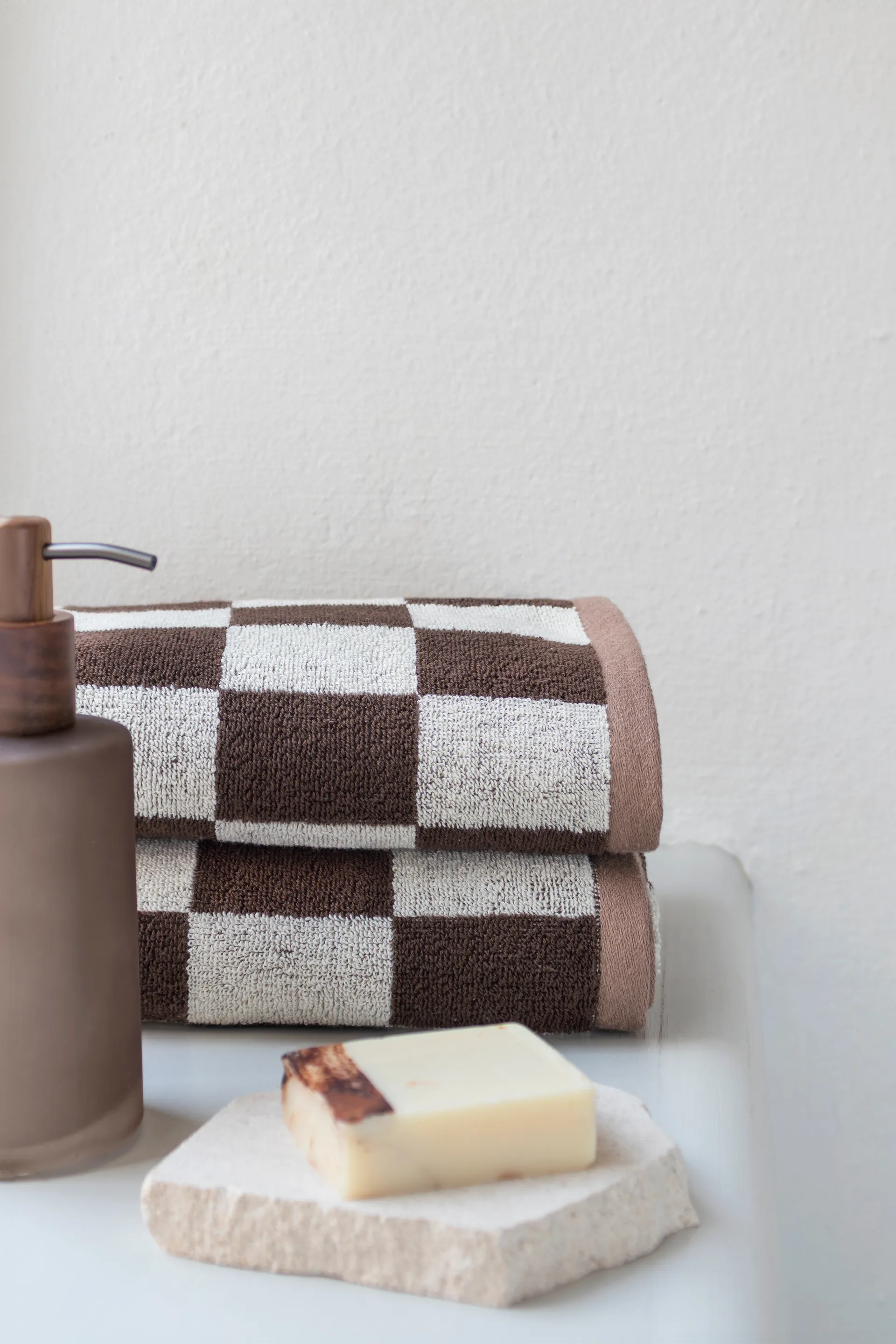 Serviette Retro 50x90 cm, Chocolat Mette Ditmer