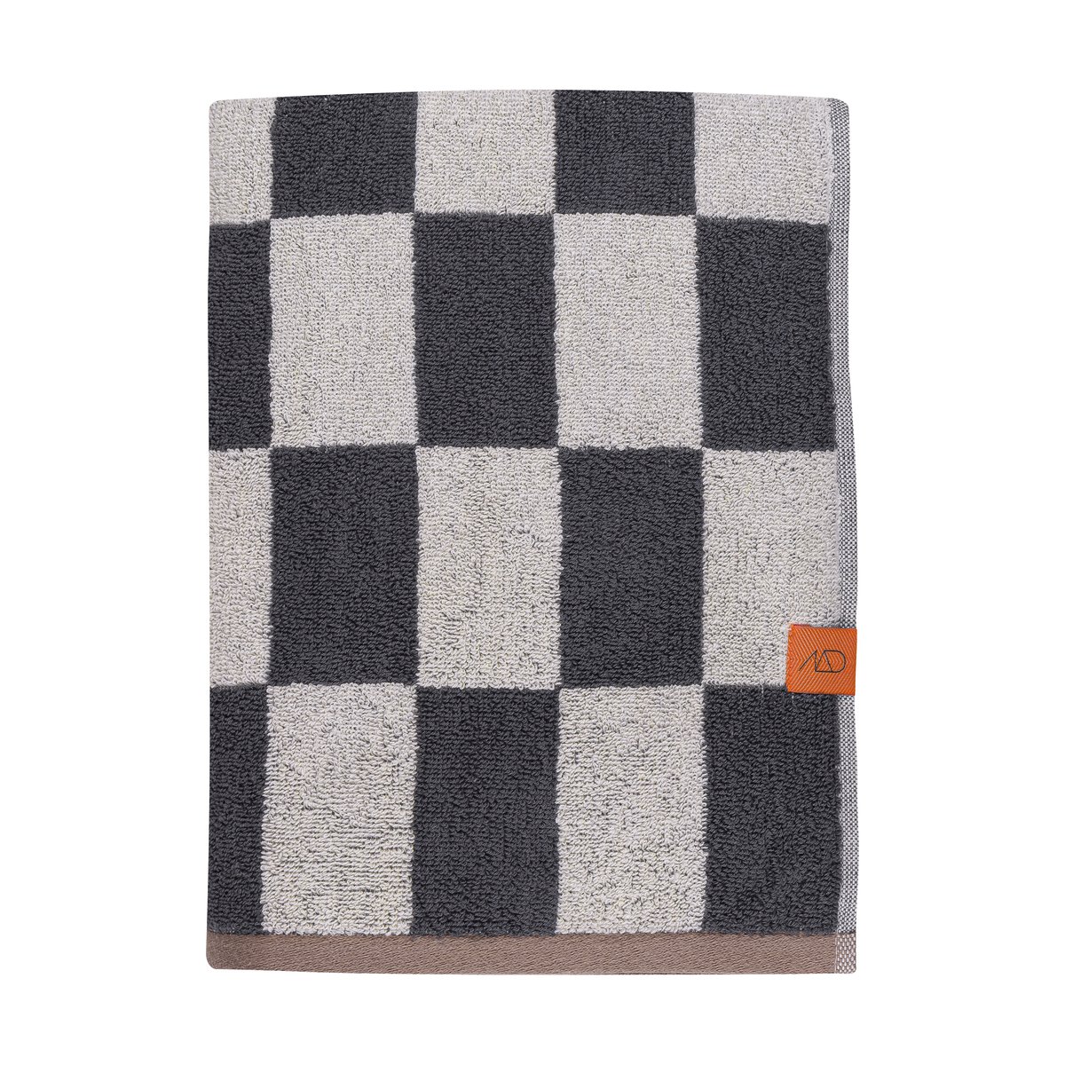 Mette Ditmer Serviette Retro 70x133 cm Gris foncé | Design Scandinave | Serviettes de bain | Gris