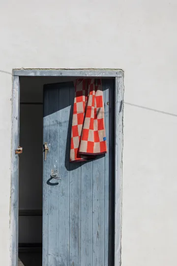 Serviette Retro - Dark orange, 50x90 cm - Mette Ditmer