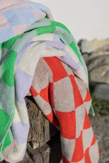 Serviette Retro - Dark orange, 50x90 cm - Mette Ditmer