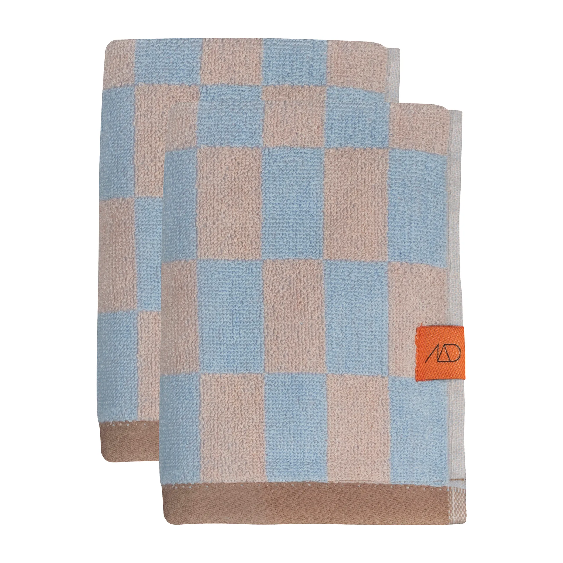 Serviette Retro, Light blue, 40x55 cm, lot de 2 Mette Ditmer