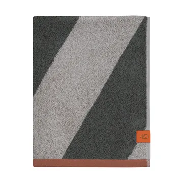 Serviettes invitées Diagonal 40x55 cm, Lot de 2 - Dark olive - Mette Ditmer