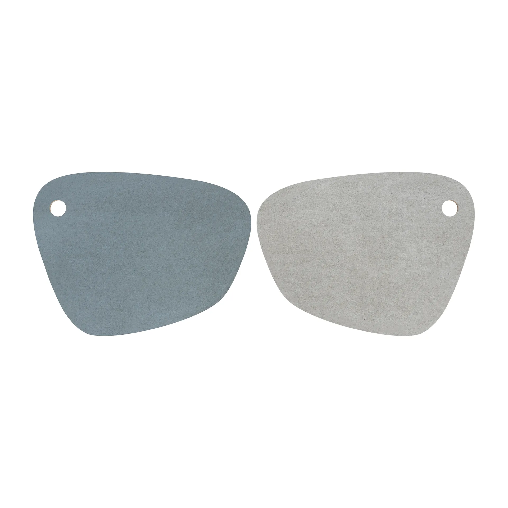 Set de table Twin réversible, Bleu ardoise-gris clair Mette Ditmer