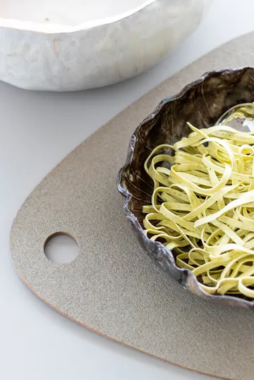 Set de table Twin réversible - Gris foncé-sable - Mette Ditmer