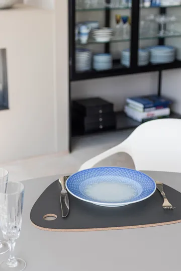 Set de table Twin réversible - Gris foncé-sable - Mette Ditmer