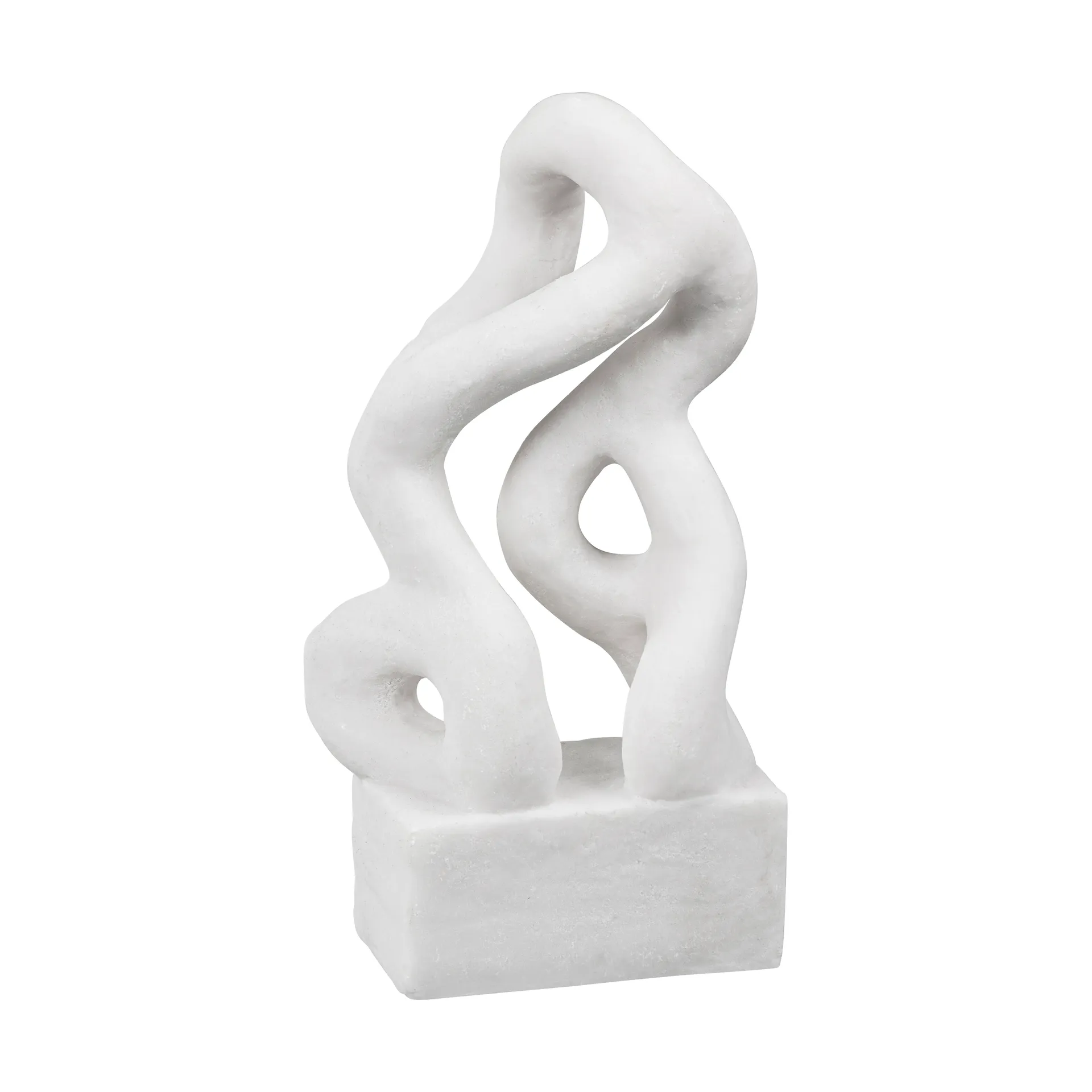 Symbiosis sculpture Art piece 29 cm, Blanc cassé Mette Ditmer
