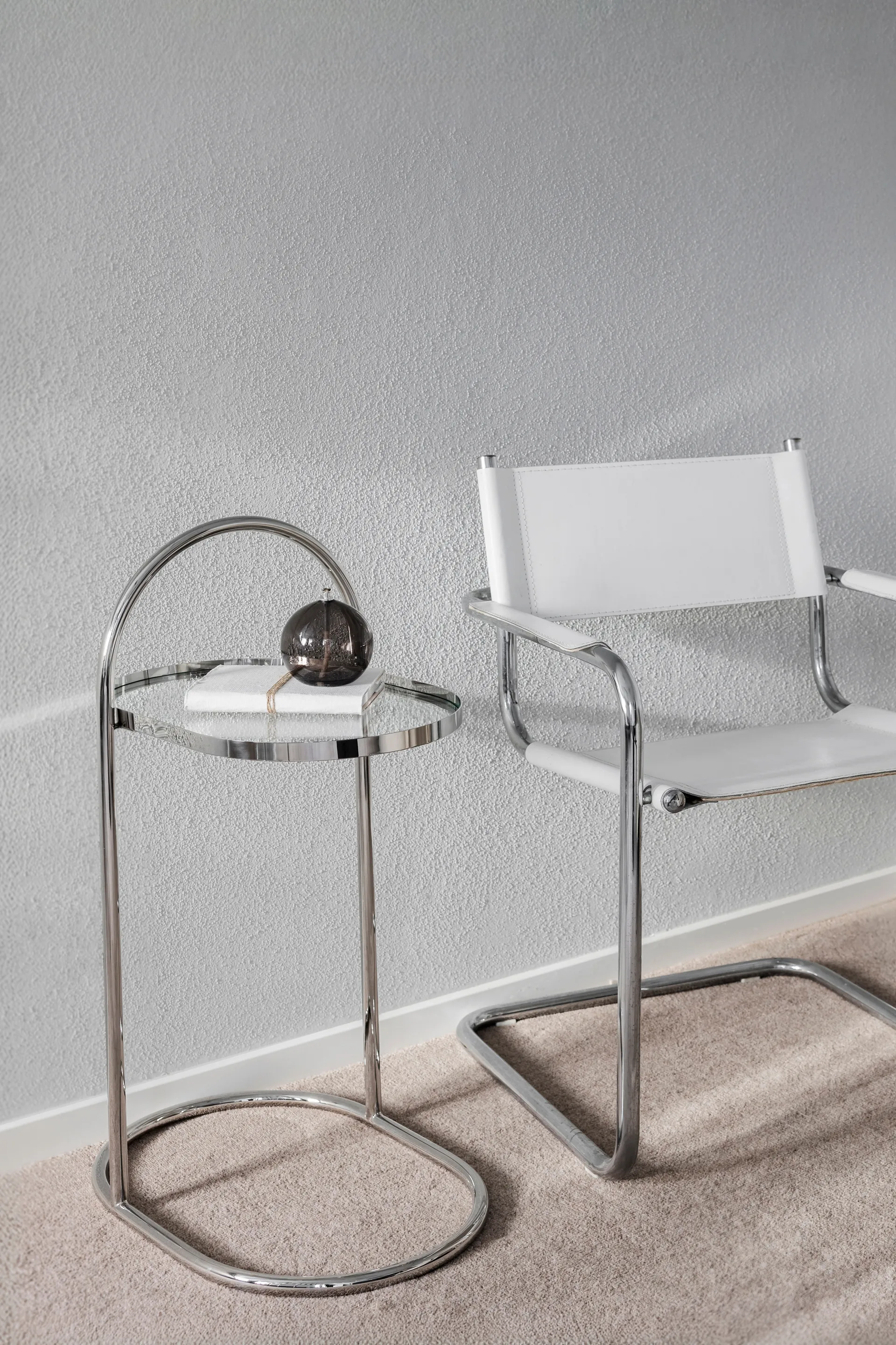 Table d’appoint Moves, Chrome, 34,5x51x76,5 cm Mette Ditmer