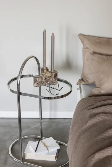 Table d’appoint Moves - Chrome, 34,5x51x76,5 cm - Mette Ditmer