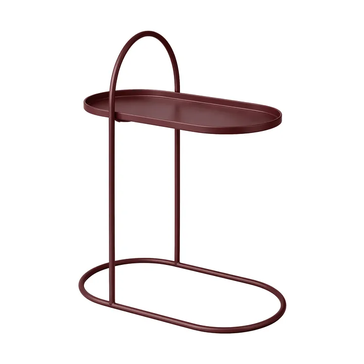 Table d’appoint Moves - Rouge, 34,5x51x75,5 cm - Mette Ditmer