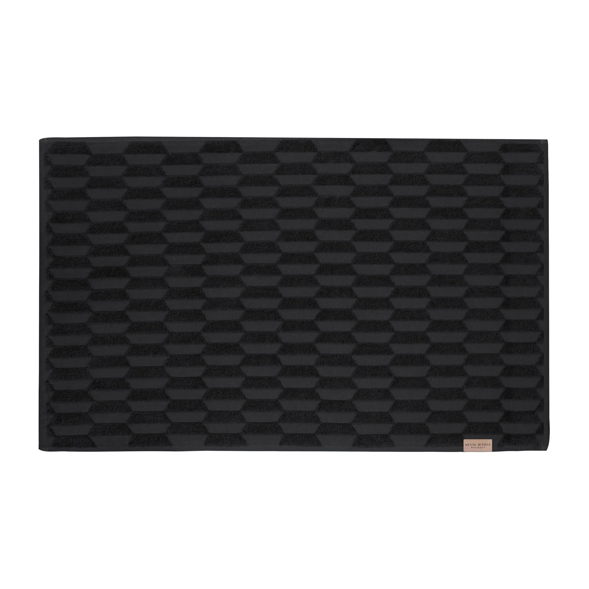 Tapis de bain Geo 50x80 cm, Black Mette Ditmer