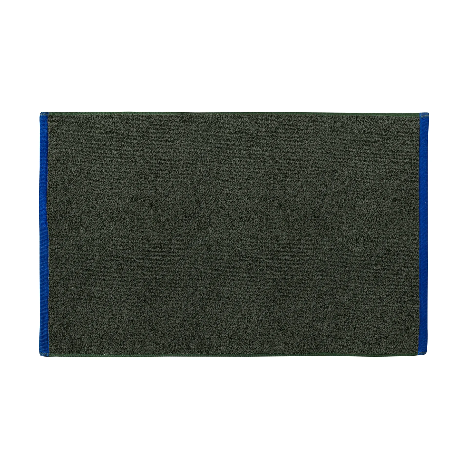 Tapis de bain Soft 50x80 cm, Dark olive-light blue Mette Ditmer