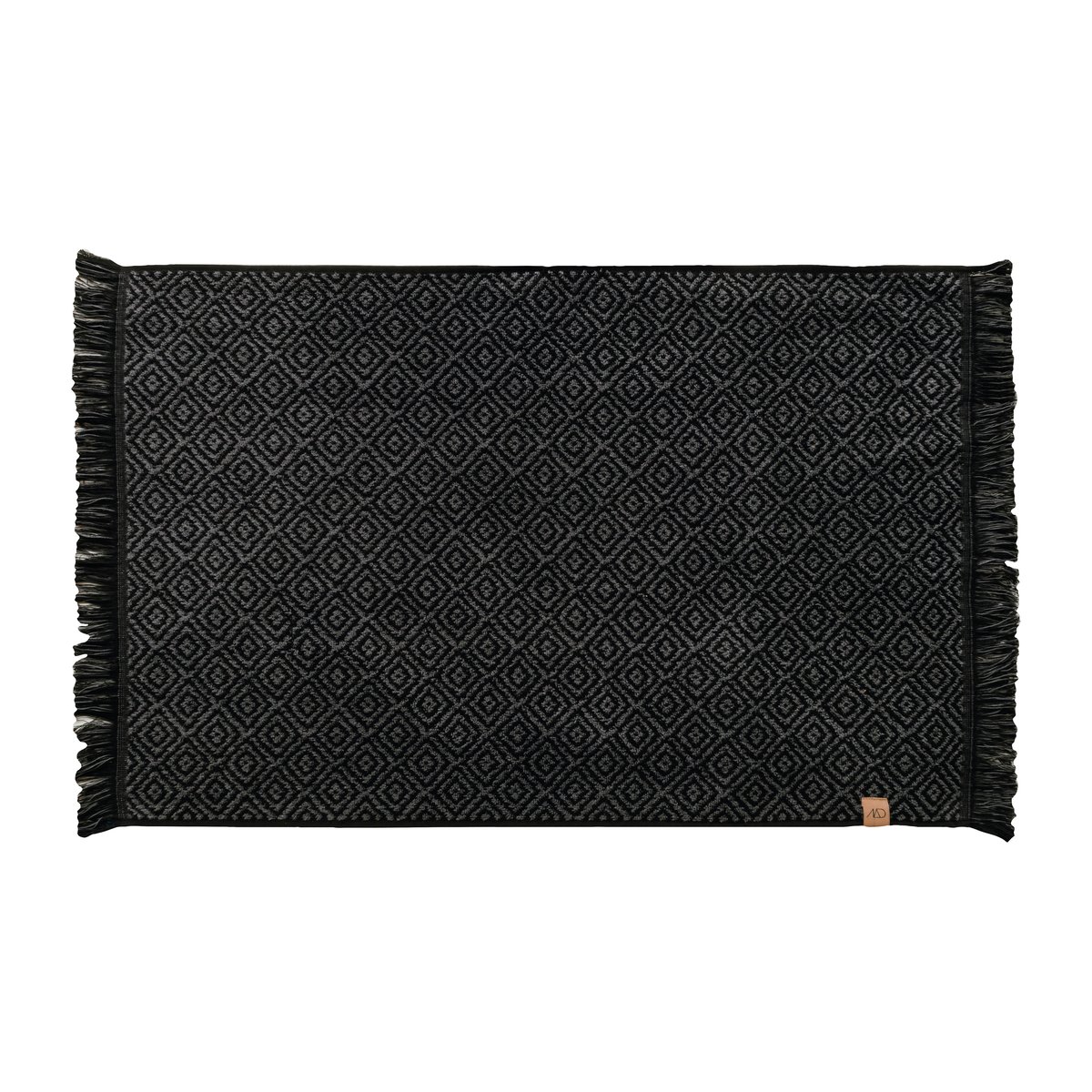 Mette Ditmer Tapis de salle de bain Morocco 50x80 cm Black-grey