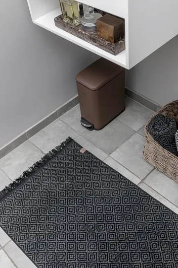 Tapis de salle de bain Morocco 50x80 cm - Black-grey
 - Mette Ditmer