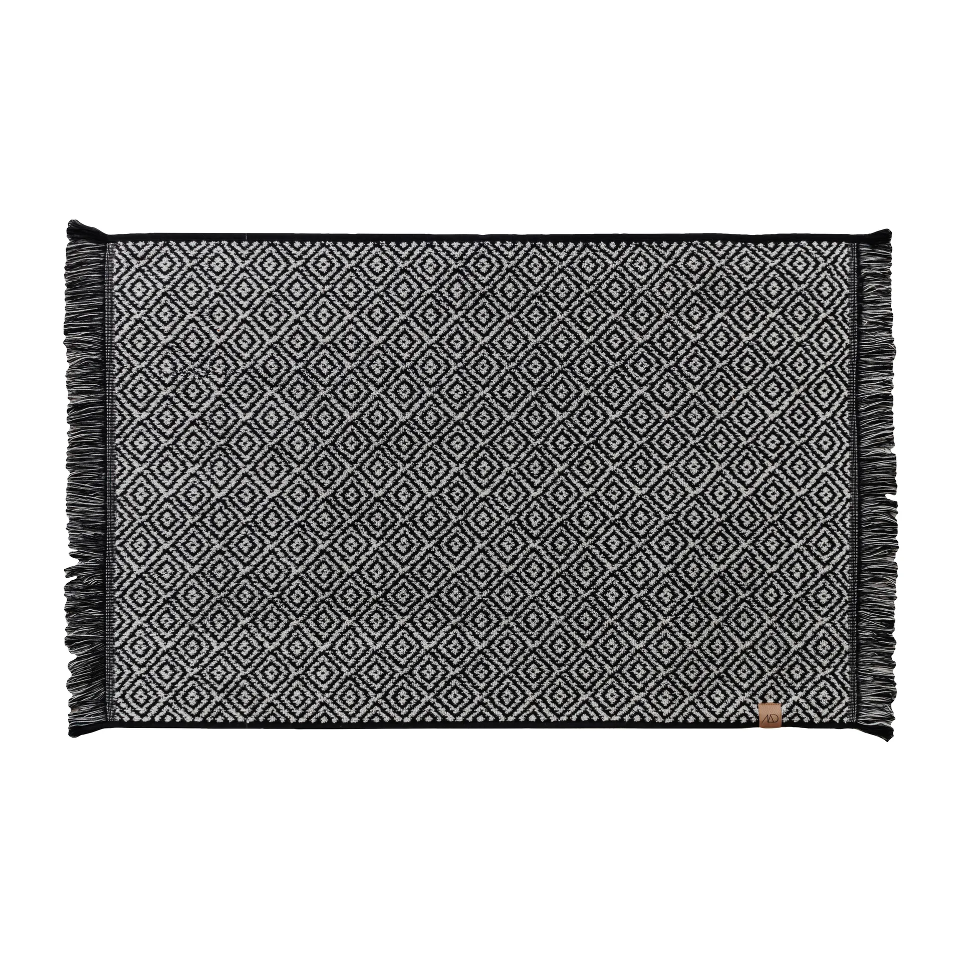 Tapis de salle de bain Morocco 50x80 cm, Black-white Mette Ditmer