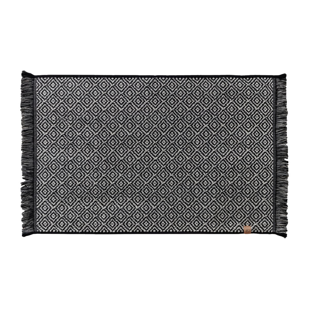 Mette Ditmer Tapis de salle de bain Morocco 50x80 cm Black-white