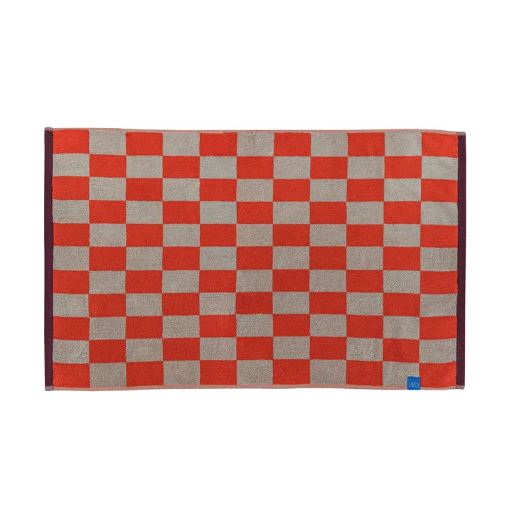 Tapis de salle de bain rétro 50x80 cm - Dark orange - Mette Ditmer