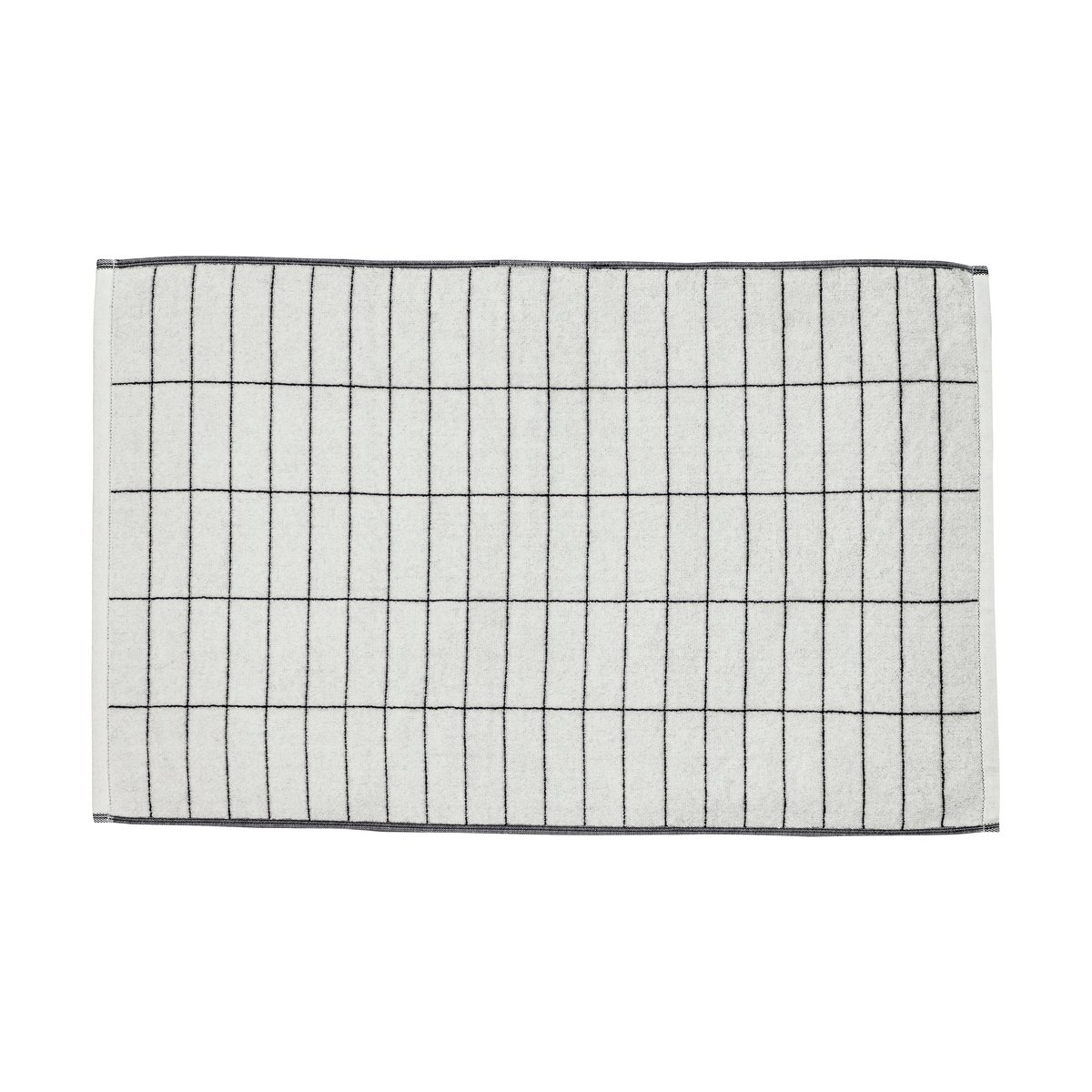 Mette Ditmer Tapis de salle de bain Tile Stone 50x80 cm Noir-blanc cassé