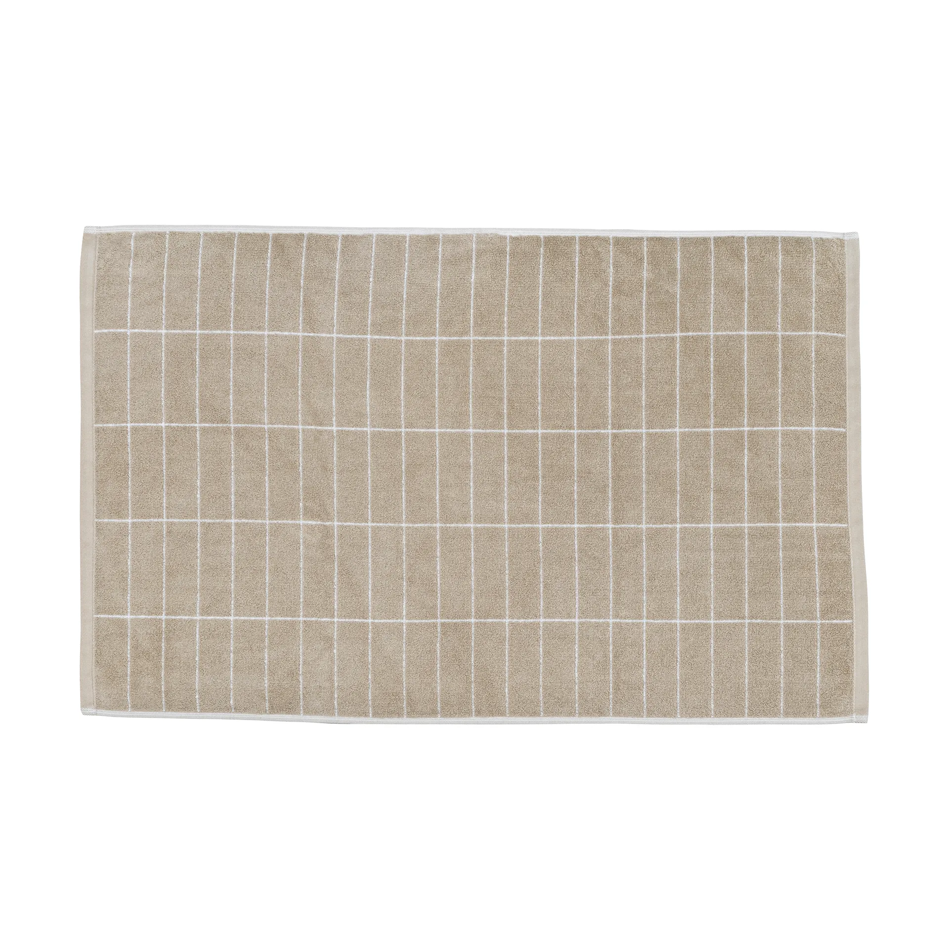 Tapis de salle de bain Tile Stone 50x80 cm, Sable-blanc cassé Mette Ditmer